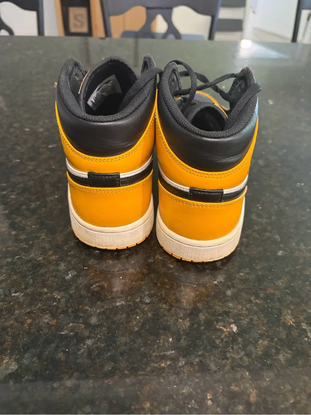 Jordan Mid-Top Sneakers - Black & Yellow Insole